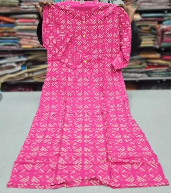 Premium Rayon Straight Kurti with Side Cut & Side Pockets |SD26